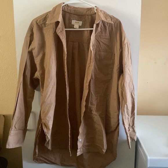 Anthropologie Maeve size Medium long sleeve taupe in in color - Picture 1 of 6